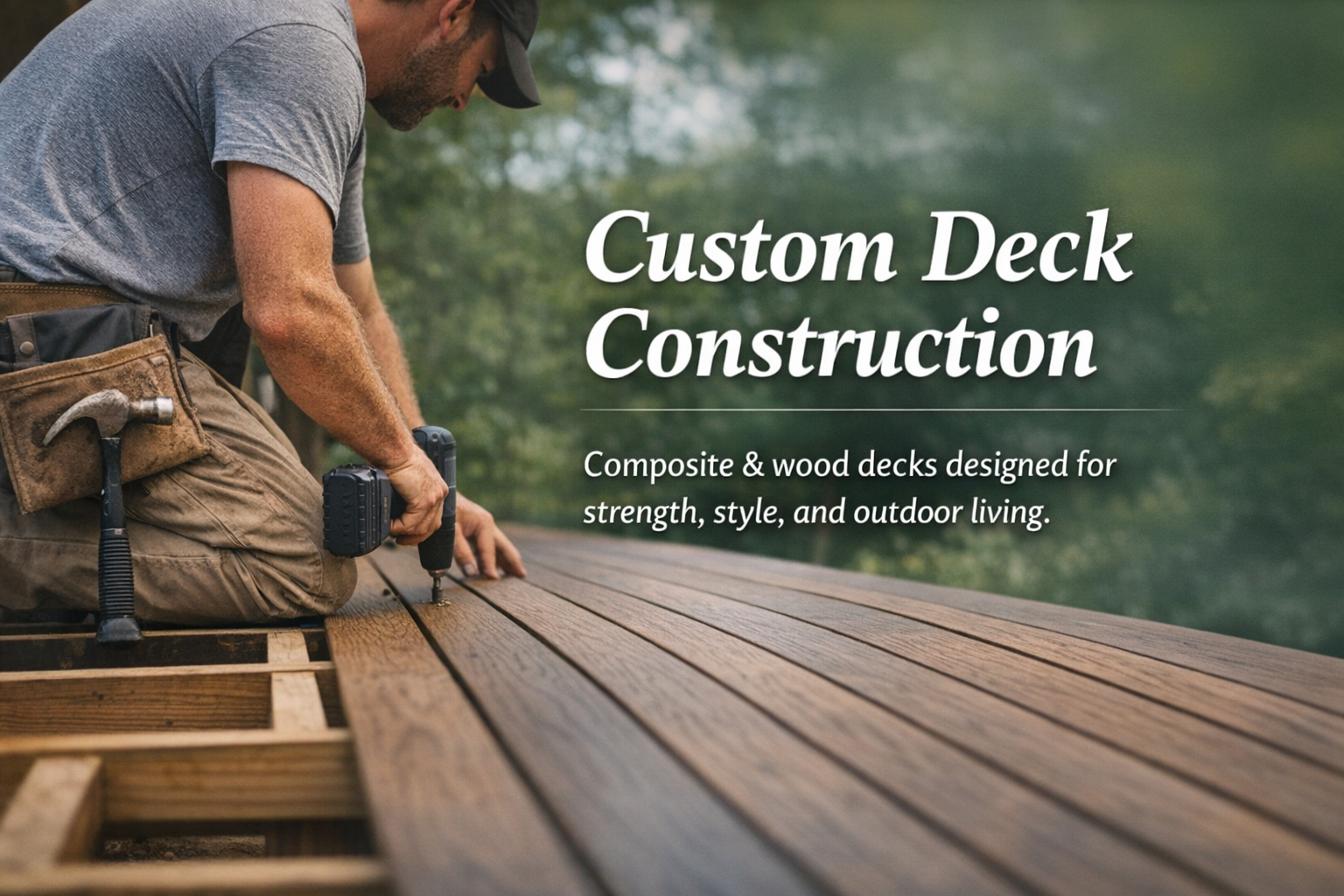custon deck construction in maryland