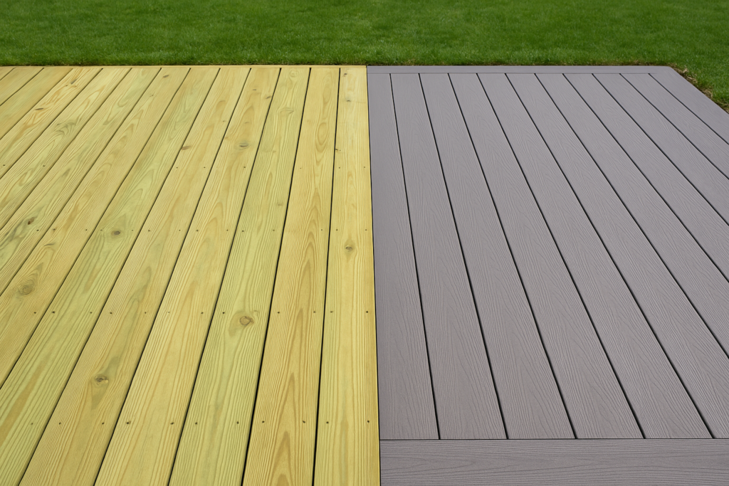 treated wood vs composite deckmaxtor blog imformation