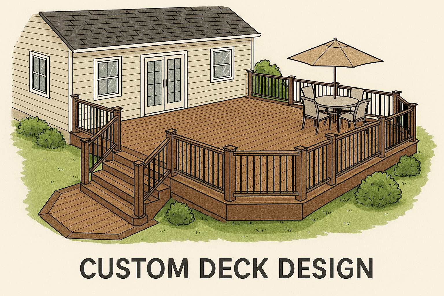 custom deck design md va dc