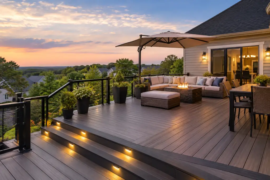 Composite deck builder in Montgomery County, MD – custom low-maintenance composite deck